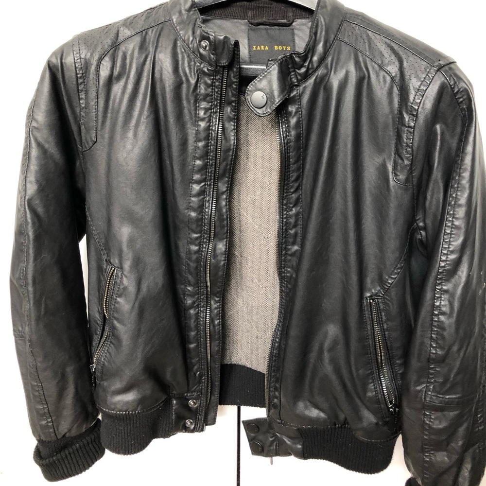 Boys leather jacket